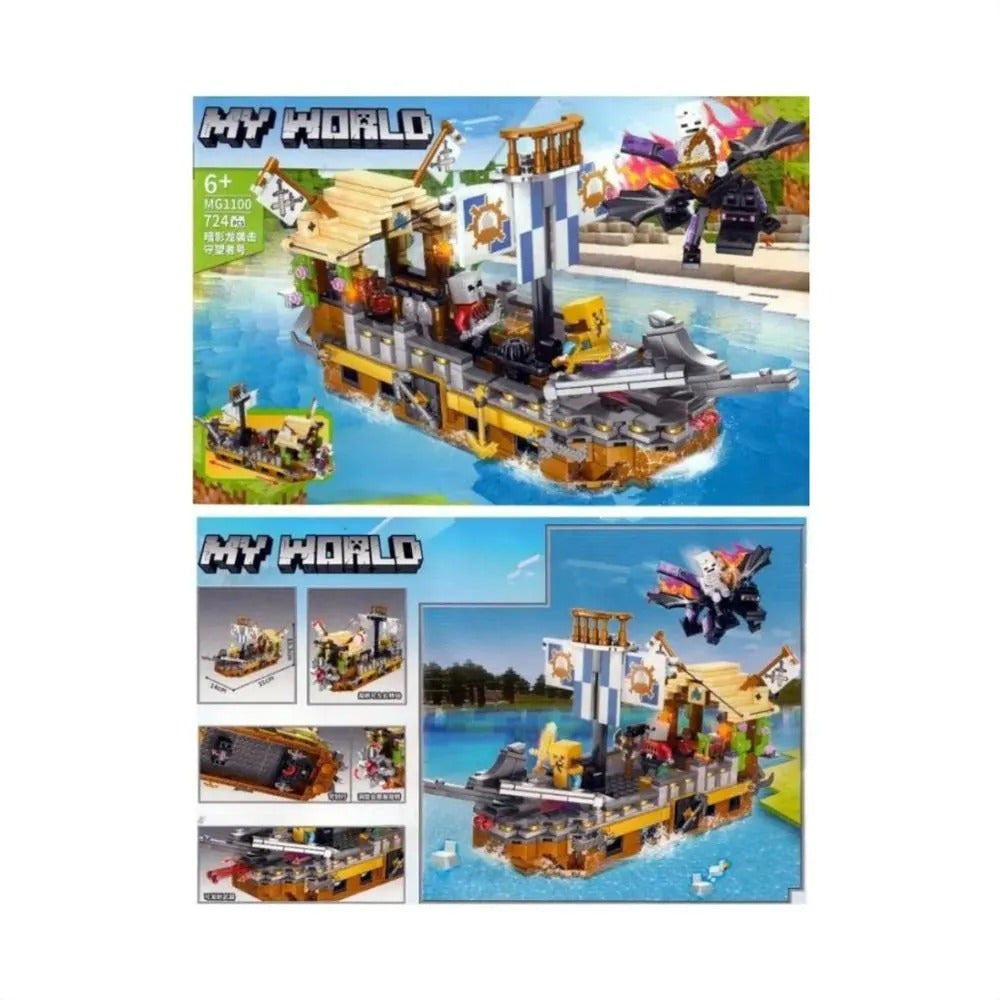 MINECRAFT LEGO SET KOCKICA ZA DECU 724 DELOVA