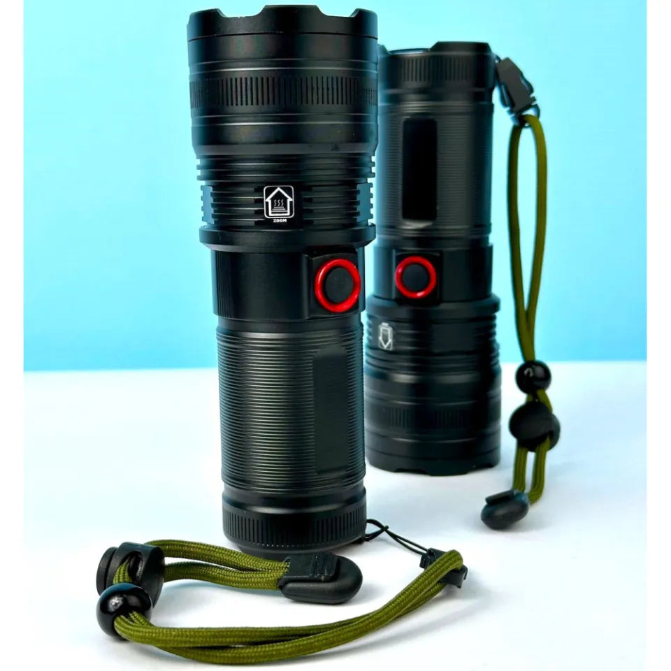 TAKTIČKA ALUMINIJUMSKA LAMPA SA BATERIJOM