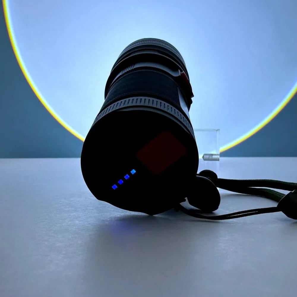 TAKTIČKA ALUMINIJUMSKA LAMPA SA BATERIJOM