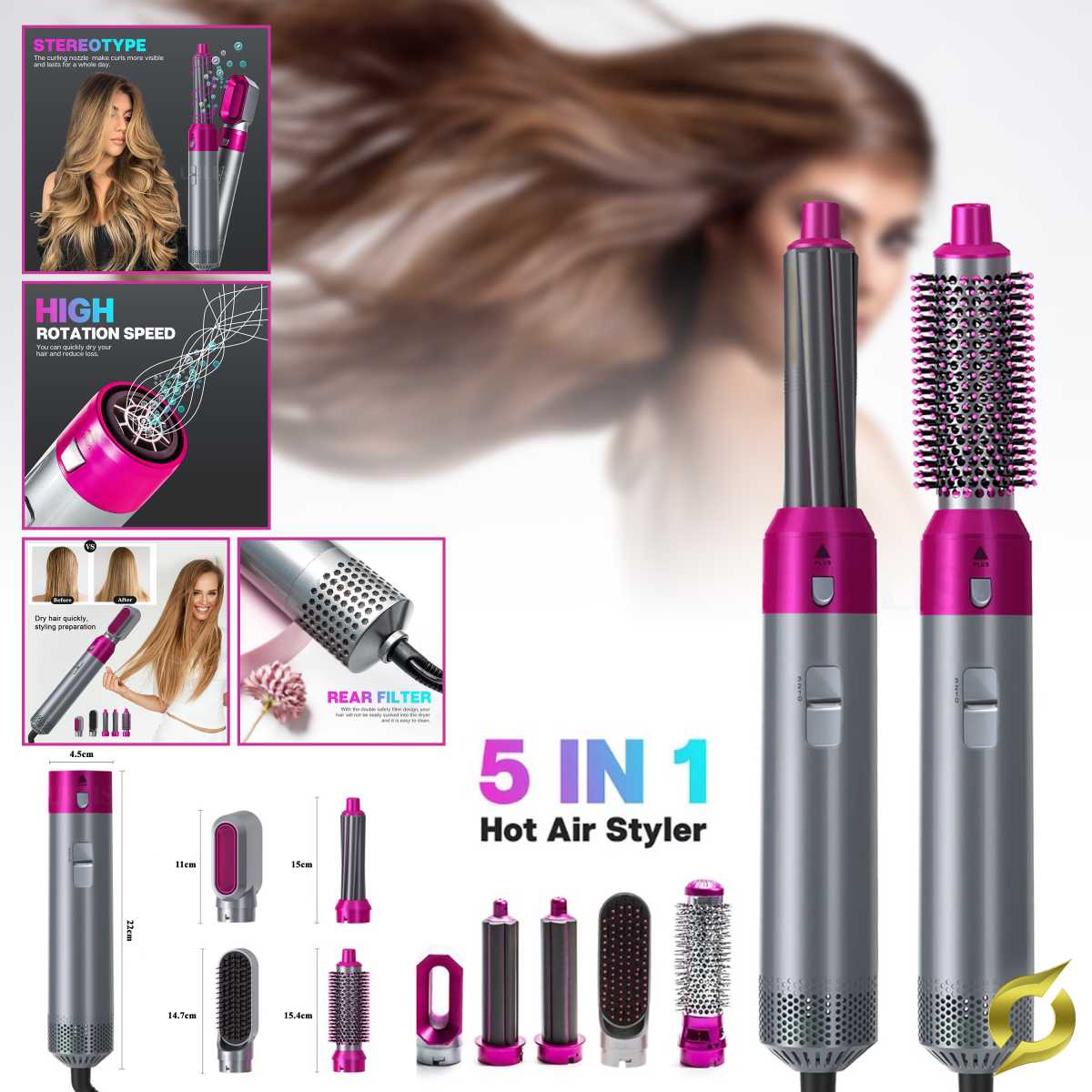 5u1 HOT AIR STYLER – SAVRŠENA FRIZURA ZA PAR MINUTA