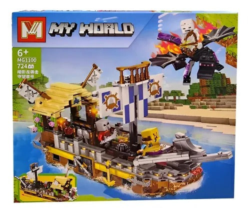 MINECRAFT LEGO SET KOCKICA ZA DECU 724 DELOVA