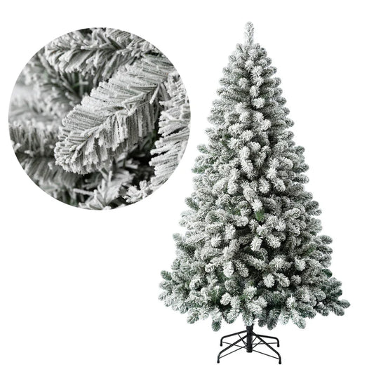 ❄️ SNEŽNA LUKSUZNA NOVOGODIŠNJA JELKA – GUSTA, REALISTIČNA I PRELEPO OKIĆENA MRAZOM