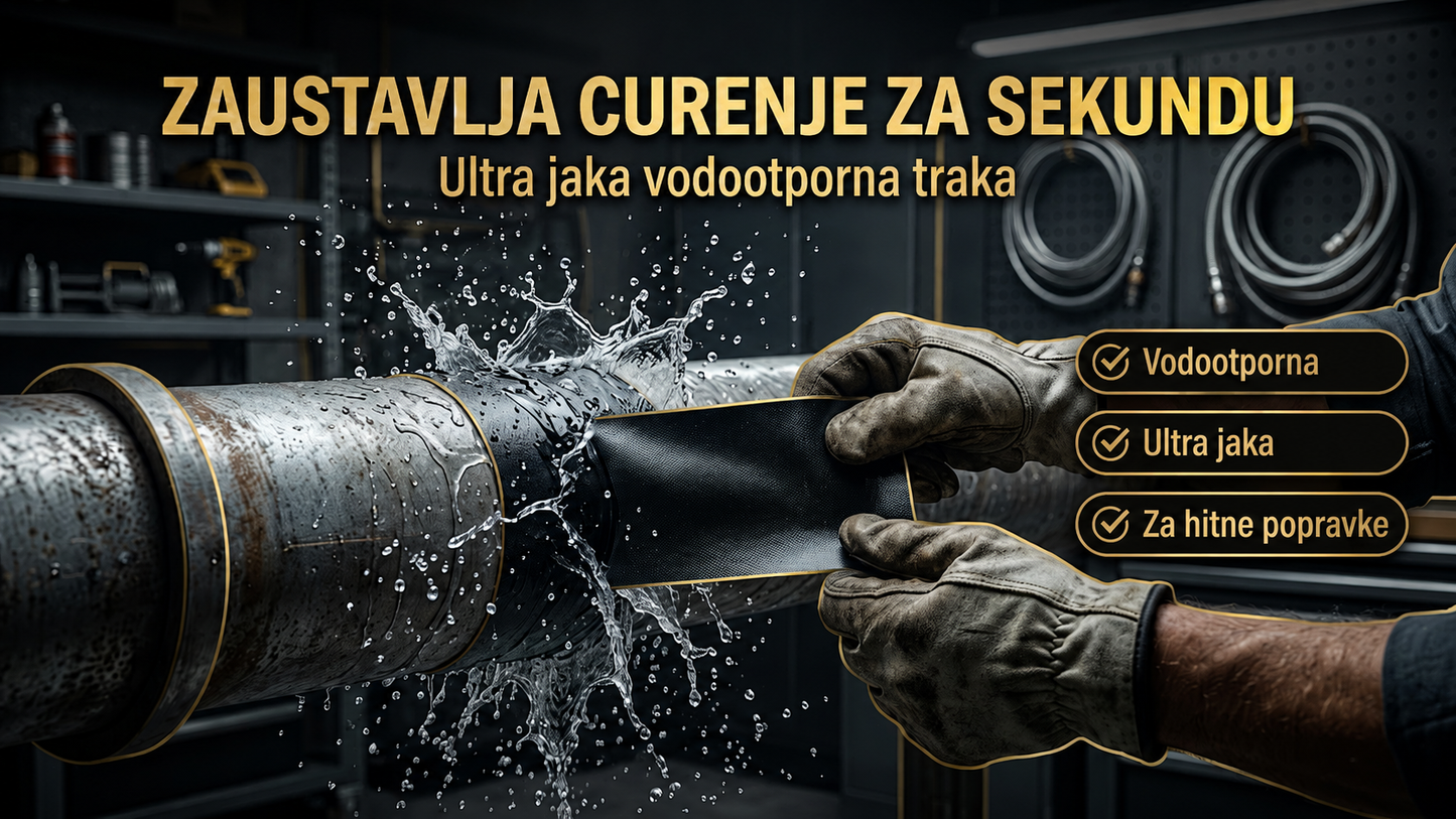FLEX TAPE - ULTRA JAKA VODOOTPORNA TRAKA 1+1 AKCIJA
