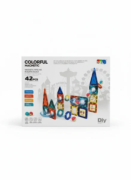 MAGNETNE EDUKATIVNE KOCKE ZA DECU (42 DELA)