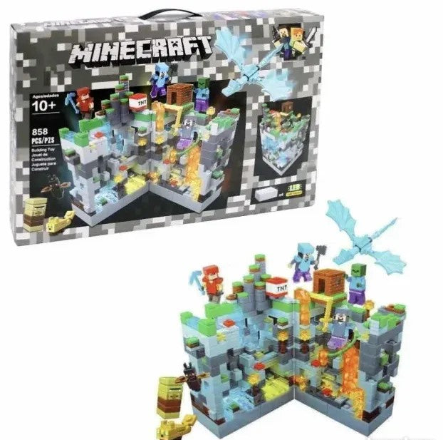 MINECRAFT LEGO SET KOCKICA ZA DECU 858 DELOVA